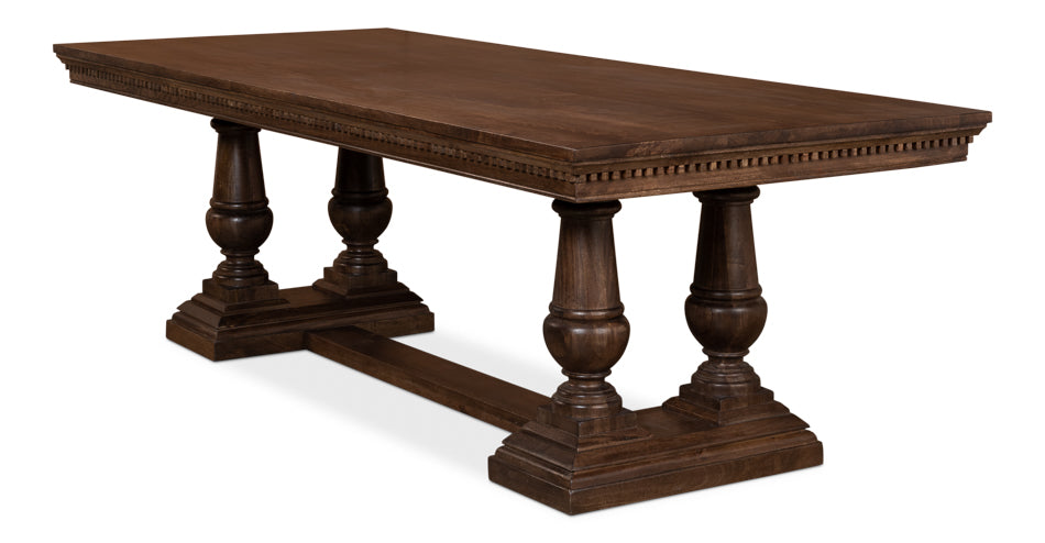 Sarreid Ltd. Joshua Pedestal Dining Table - Thumbnail 3