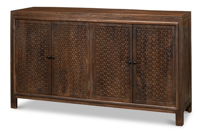 Battle Chainmail 4 Door Sideboard - Chapin Furniture