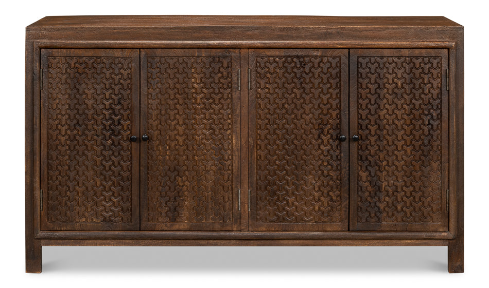 Battle Chainmail 4 Door Sideboard - Chapin Furniture