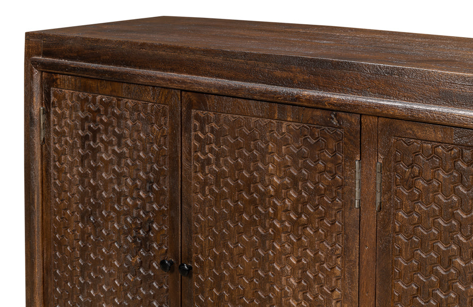 Battle Chainmail 4 Door Sideboard - Chapin Furniture