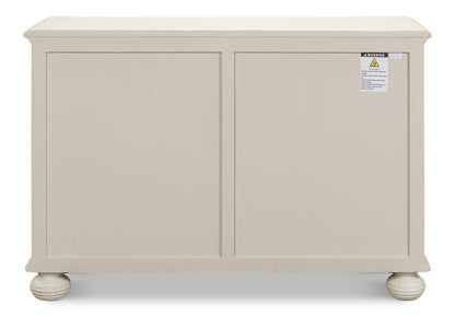 Astrid Entrance Commode- Antique White - Chapin Furniture