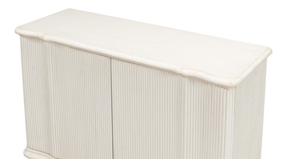 Astrid Entrance Commode- Antique White - Chapin Furniture