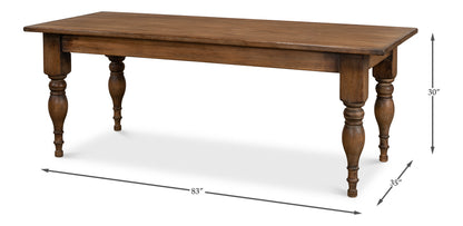 Gabby Dining Table- Brown - Chapin Furniture