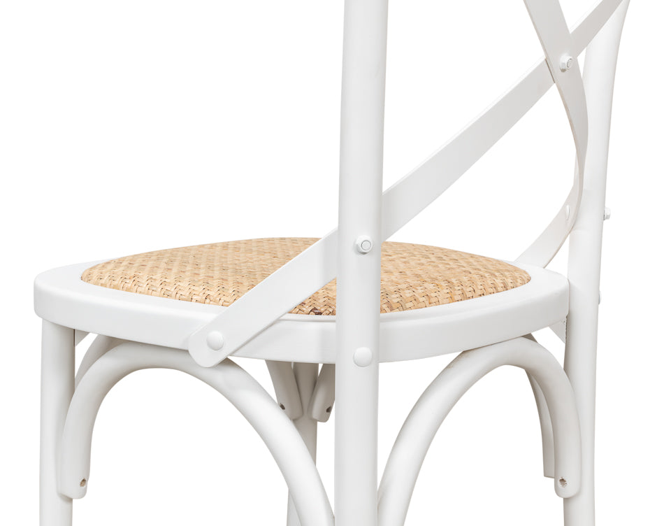 Tuileries White Side Chair- Set of 2 - Chapin Furniture