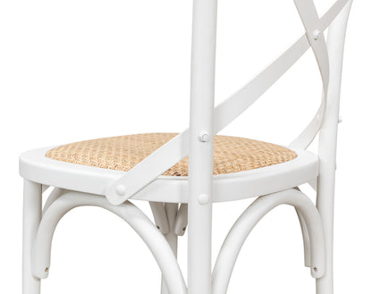 Tuileries White Side Chair- Set of 2 - Chapin Furniture
