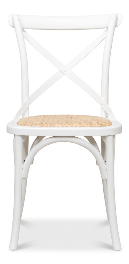 Tuileries White Side Chair- Set of 2 - Chapin Furniture