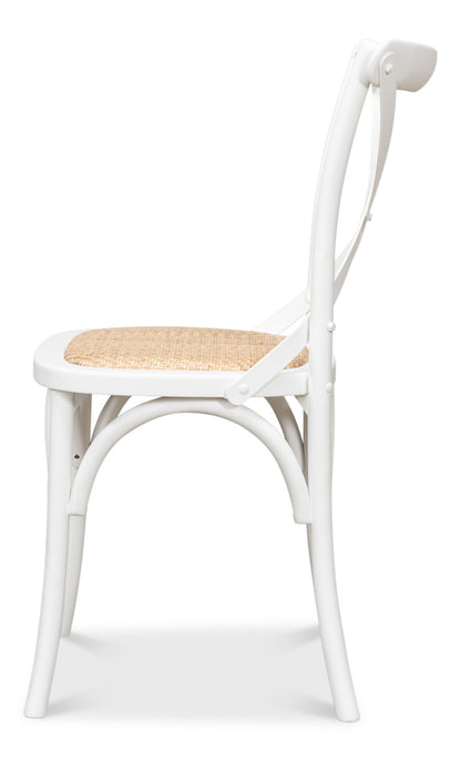 Tuileries White Side Chair- Set of 2 - Chapin Furniture