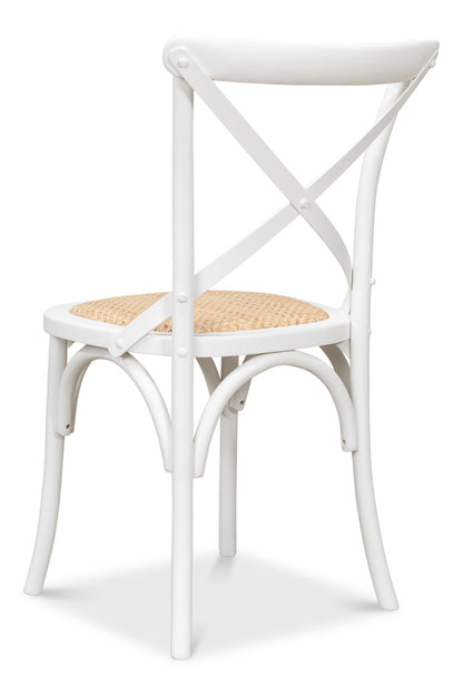Tuileries White Side Chair- Set of 2 - Chapin Furniture