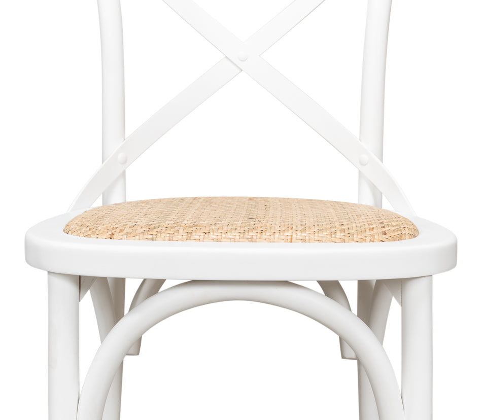 Tuileries White Side Chair- Set of 2 - Chapin Furniture