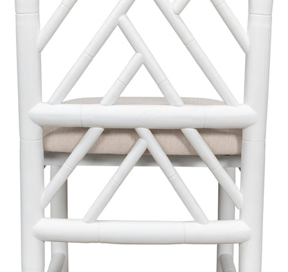Brighton White Bamboo Side Chair- Set of 2 - Chapin Furniture