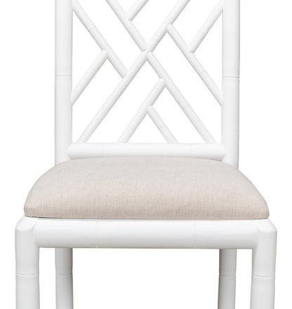 Brighton White Bamboo Side Chair- Set of 2 - Chapin Furniture