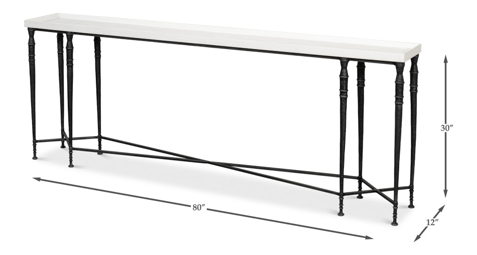 Nathaniel Elegance Console Table- Large - Chapin Furniture