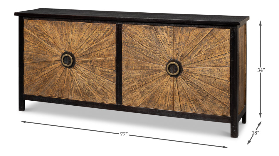 Centrum Four Door Sideboard - Chapin Furniture