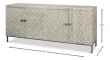 Cubist Four Door Sideboard - Chapin Furniture