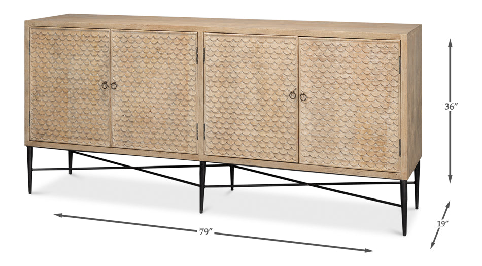 Archie Four Door Sideboard - Chapin Furniture