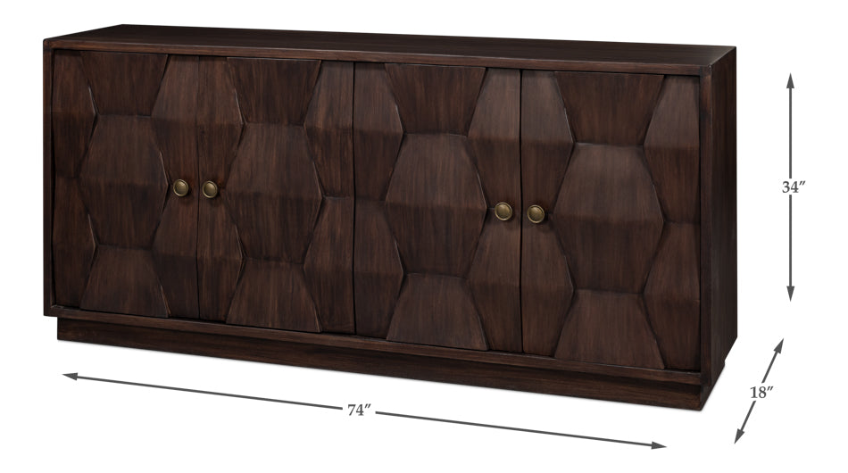 Preston Four Door Sideboard - Chapin Furniture