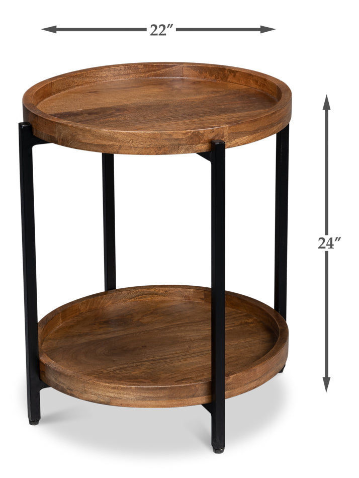 Profile Round End Table - Chapin Furniture