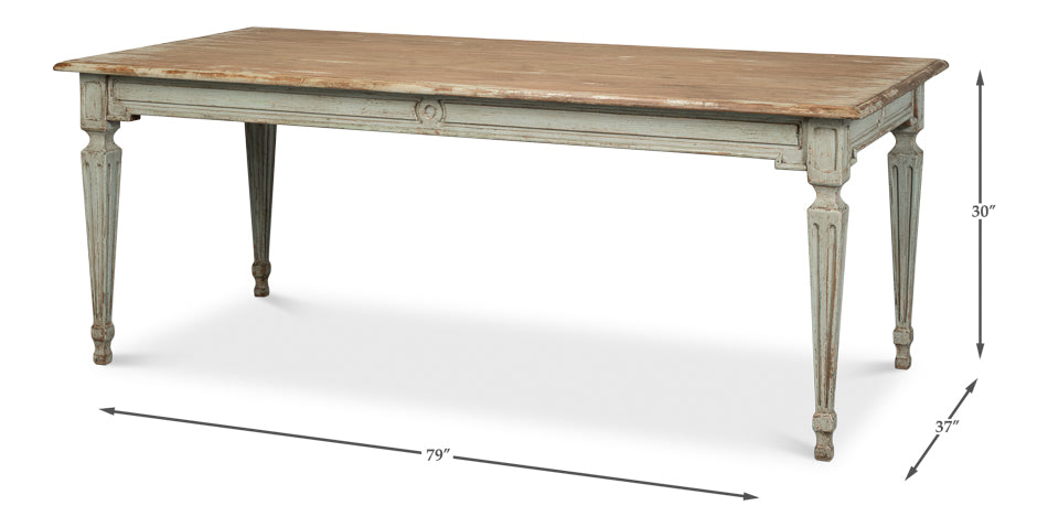 Elise Dining Table- Sage - Chapin Furniture