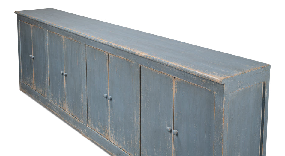 Eight Is Enough Sideboard- Blue/Grey - Chapin Furniture