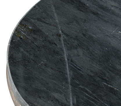 Derrick Iron End Table With Marble Top - Chapin Furniture