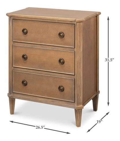 Poppin's 3 Drawer Chest - Chapin Furniture