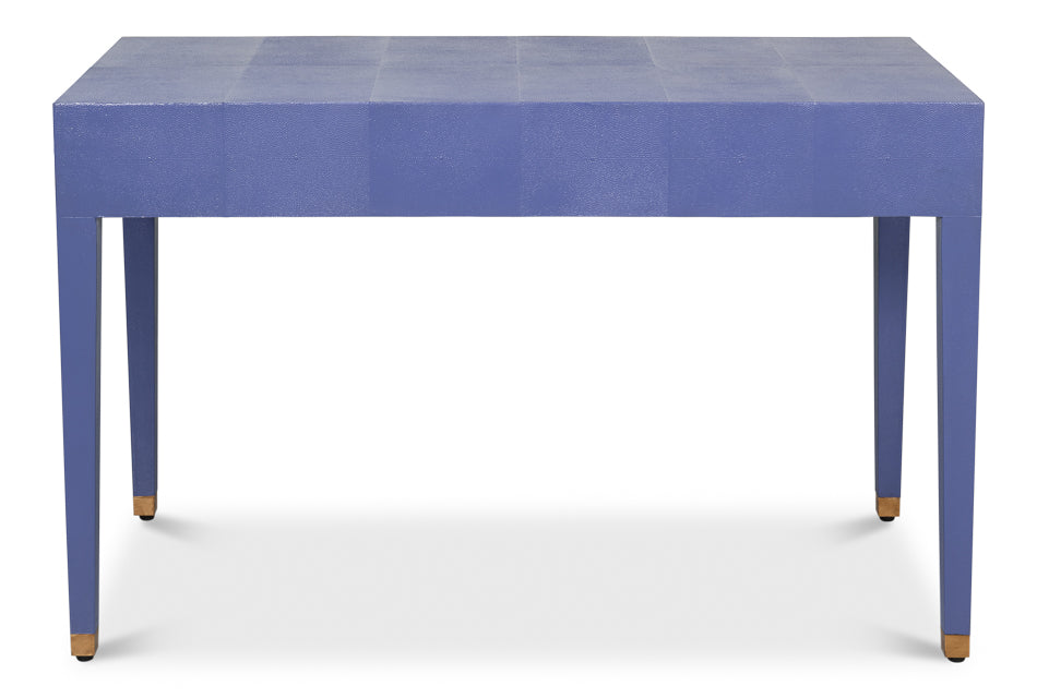Gabriella Shagreen Desk/Table- Marlin Blue - Chapin Furniture