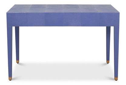 Gabriella Shagreen Desk/Table- Marlin Blue - Chapin Furniture
