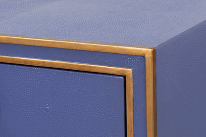 Gabriella Shagreen Desk/Table- Marlin Blue - Chapin Furniture