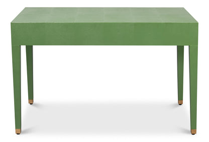 Gabriella Shagreen Desk/Table- Watercress - Chapin Furniture