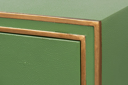 Gabriella Shagreen Desk/Table- Watercress - Chapin Furniture