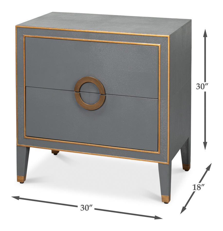 Gabriella Night Stand- Quiet Shade - Chapin Furniture