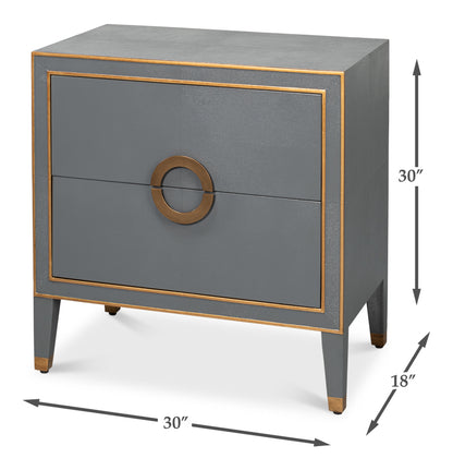 Gabriella Night Stand- Quiet Shade - Chapin Furniture