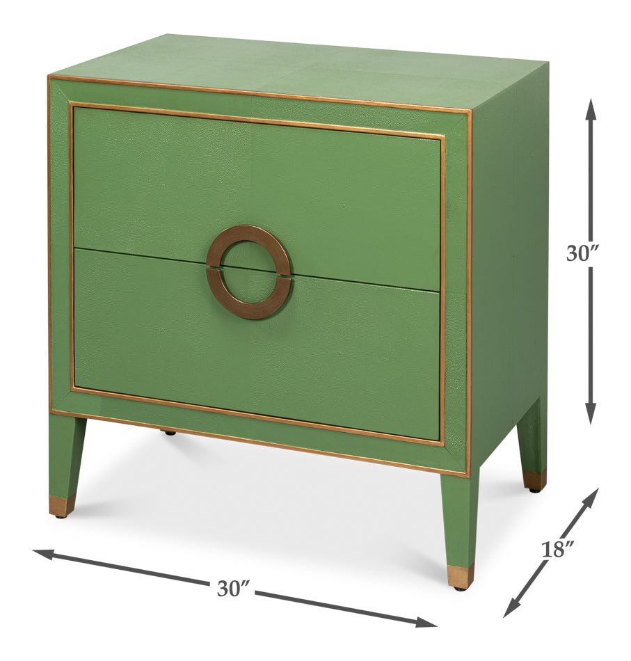 Gabriella Night Stand- Watercress - Chapin Furniture