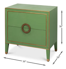 Gabriella Night Stand- Watercress - Chapin Furniture