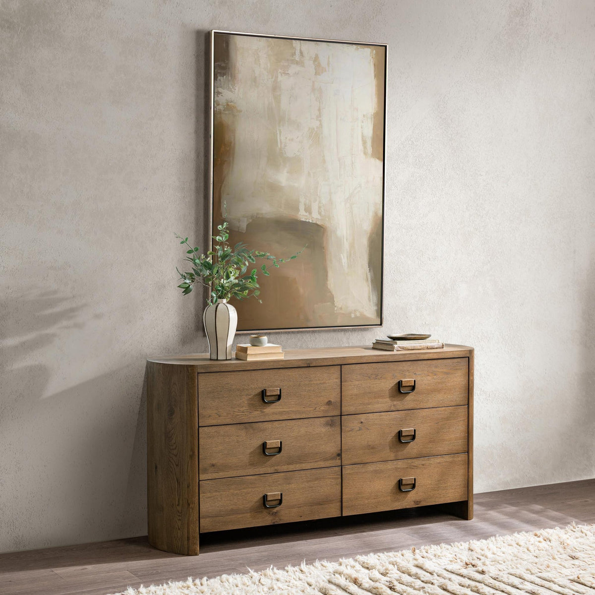 Kyrie 6 Drawer Dresser - Tawny Brown - Chapin Furniture