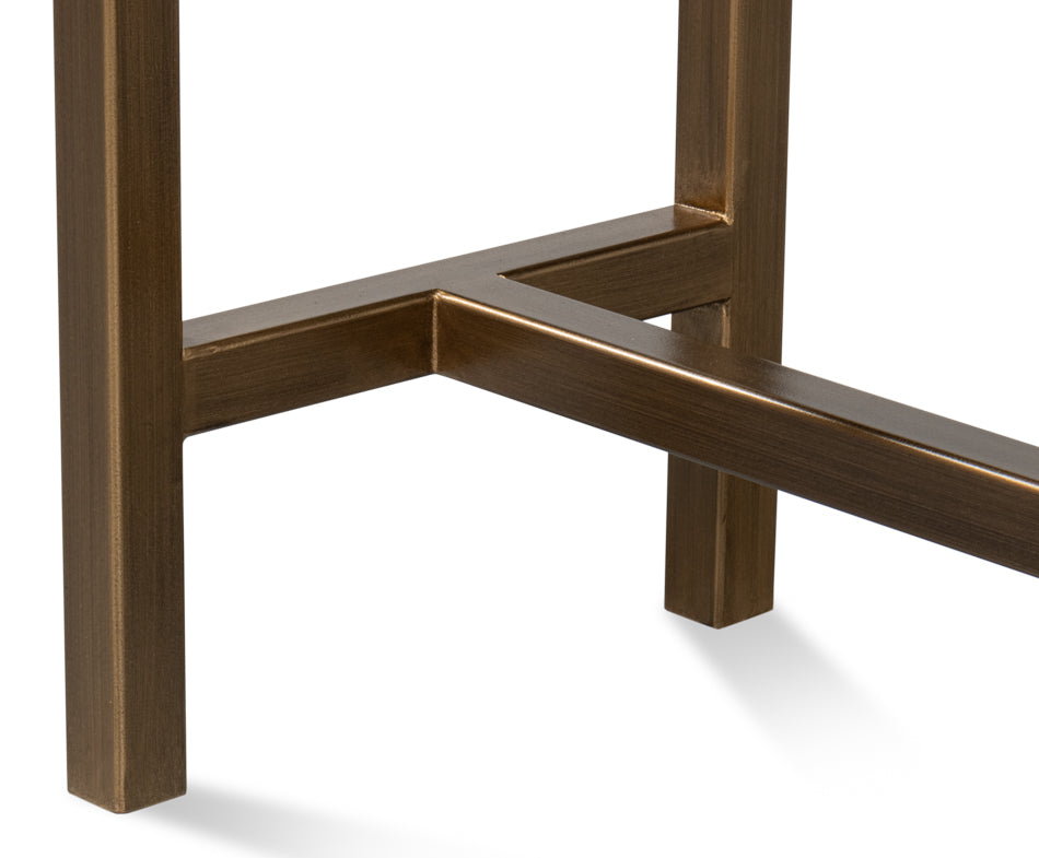 Gideon Shagreen Console Table- Watercress - Chapin Furniture