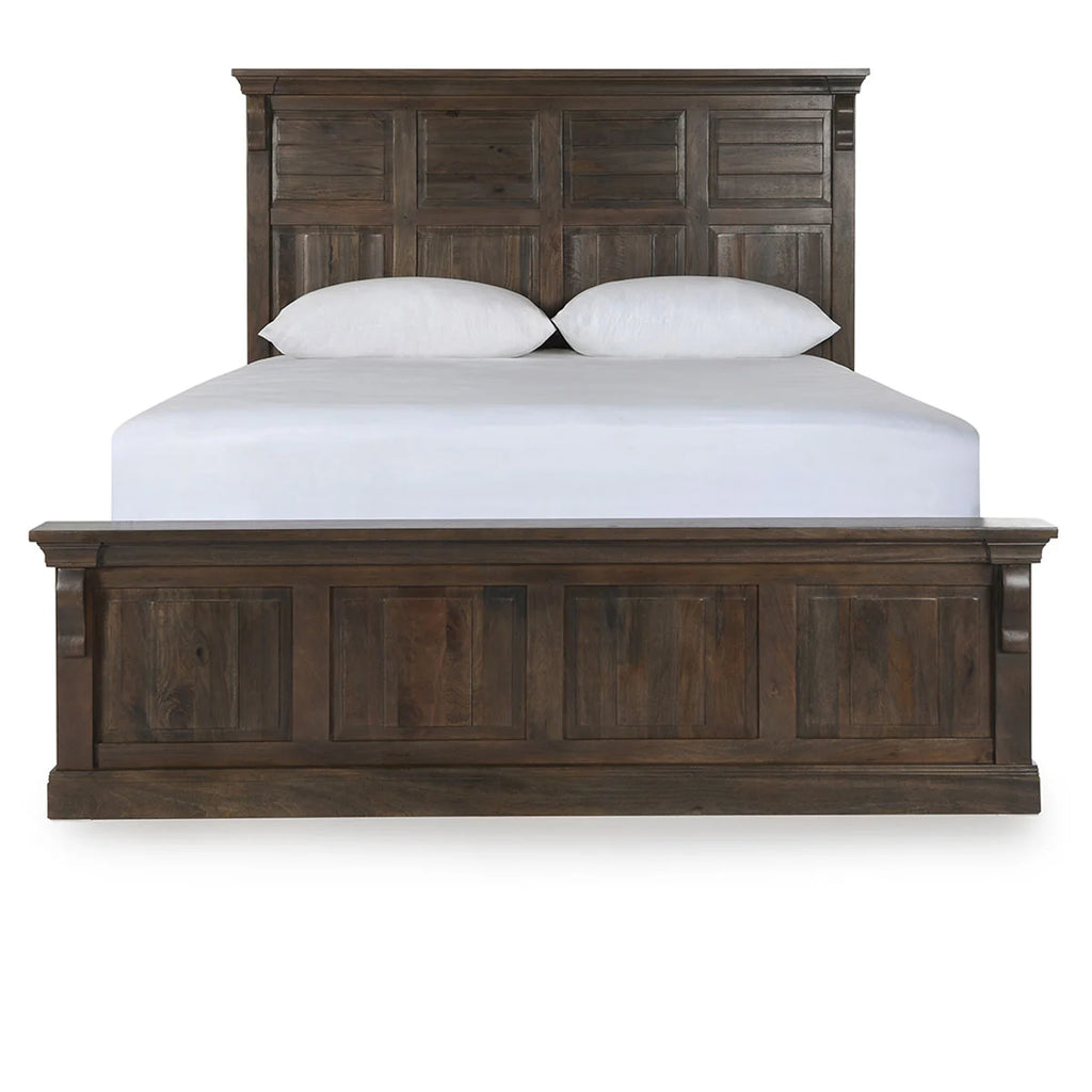 Adelaide Wood Cocoa Brown Bed-Queen - Chapin Furniture