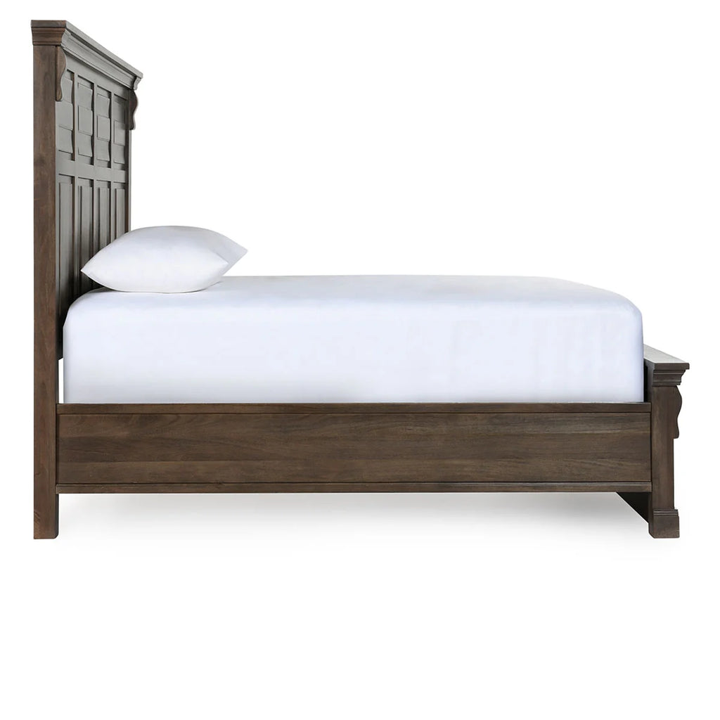 Adelaide Wood Cocoa Brown Bed-King - Chapin Furniture