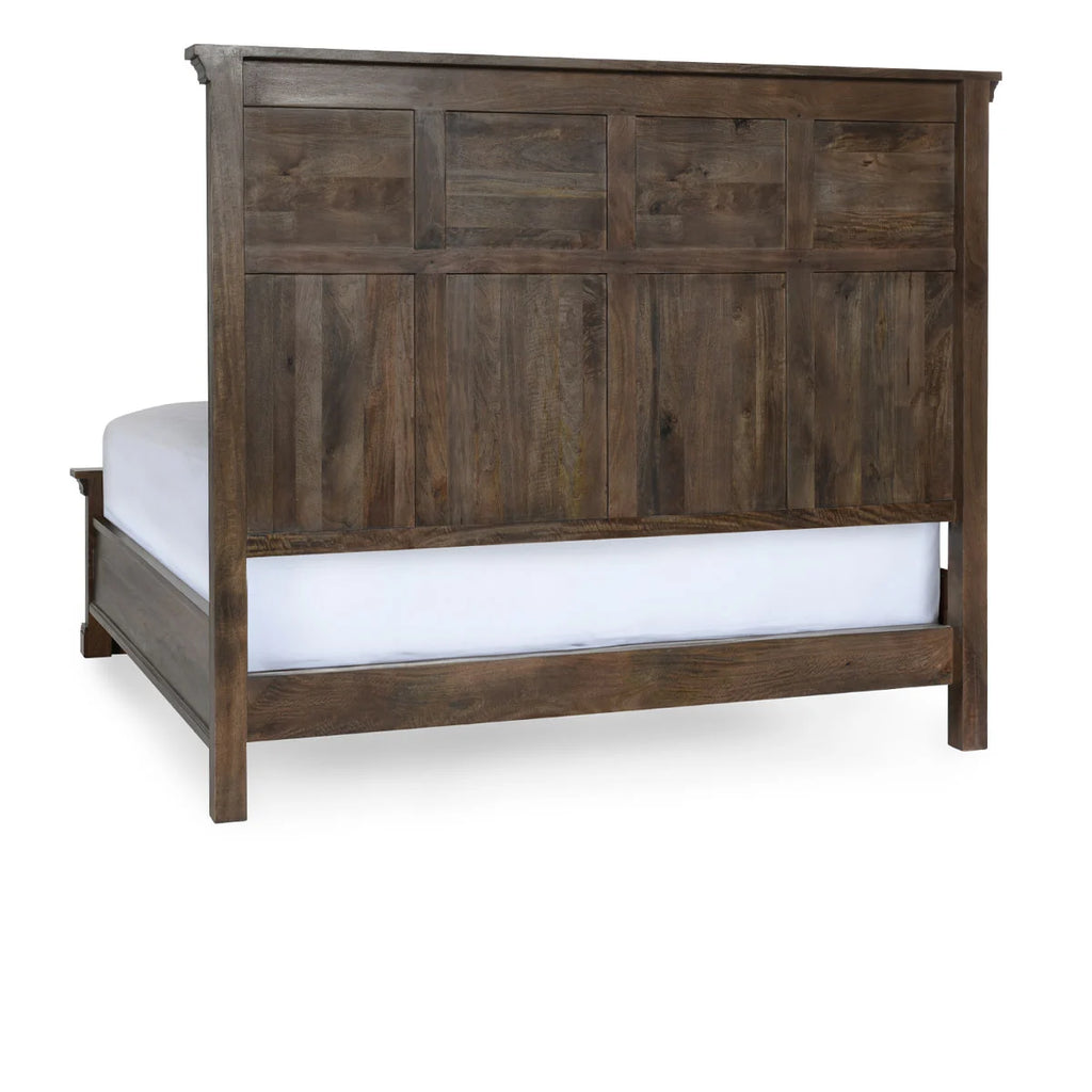 Adelaide Wood Cocoa Brown Bed-King - Chapin Furniture