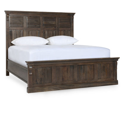 Adelaide Wood Cocoa Brown Bed-King - Chapin Furniture