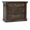 Adelaide 3 Drawer Wood Nightstand- Cocoa Brown - Chapin Furniture