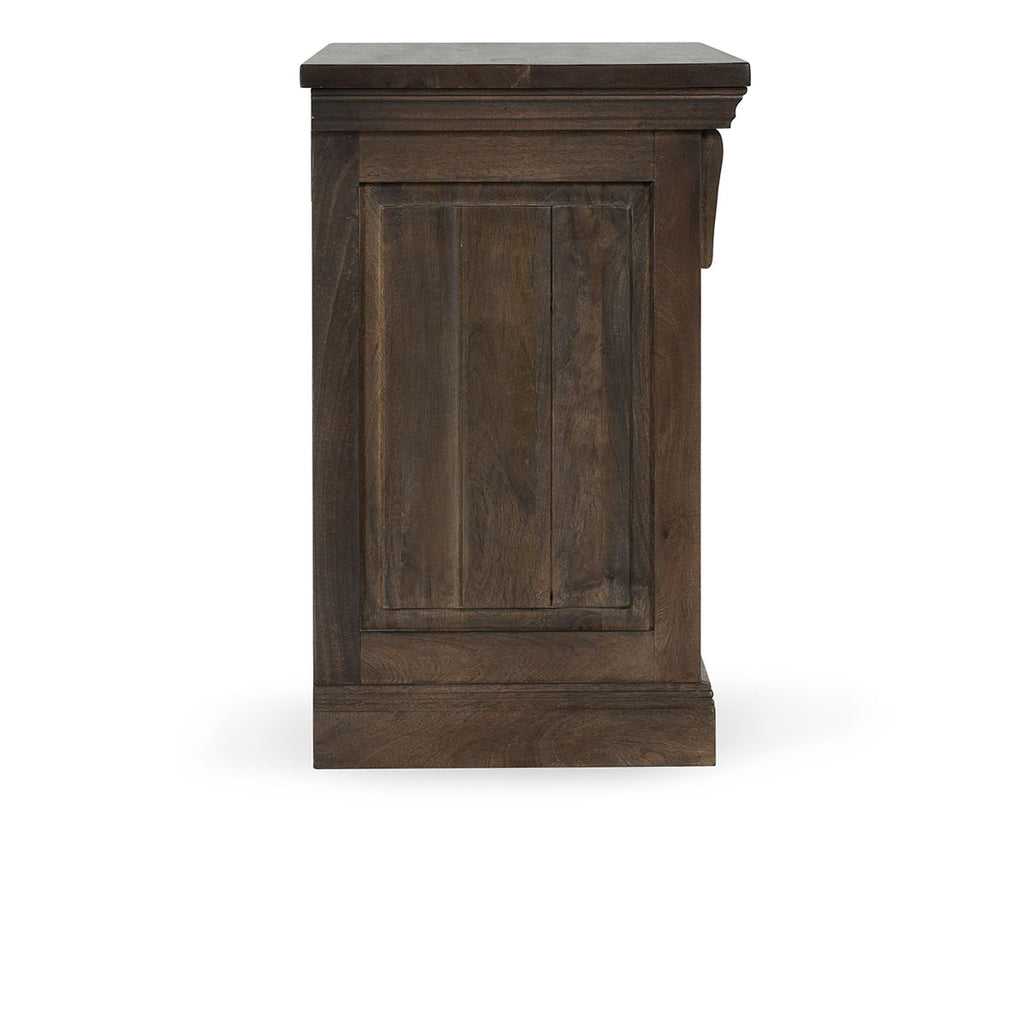 Adelaide 3 Drawer Wood Nightstand- Cocoa Brown - Chapin Furniture