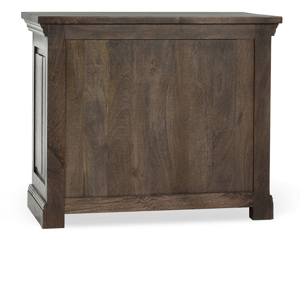 Adelaide 3 Drawer Wood Nightstand- Cocoa Brown - Chapin Furniture