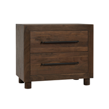 Jaxon Wood 2 Drawer Nightstand - Chapin Furniture