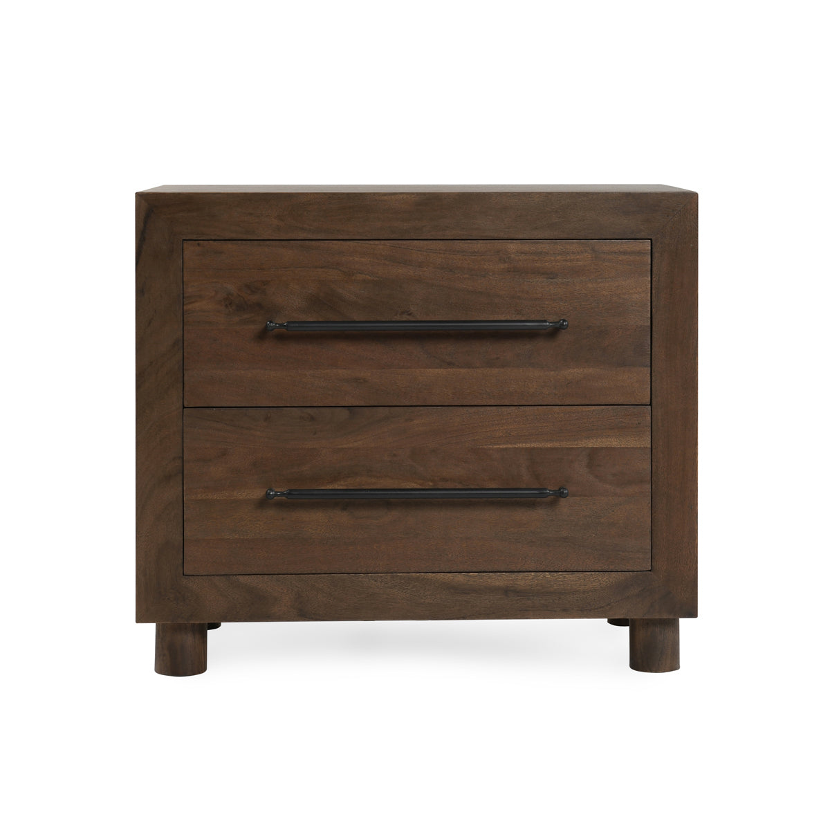 Jaxon Wood 2 Drawer Nightstand - Chapin Furniture