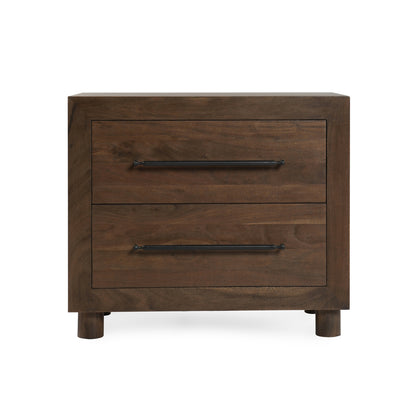 Jaxon Wood 2 Drawer Nightstand - Chapin Furniture