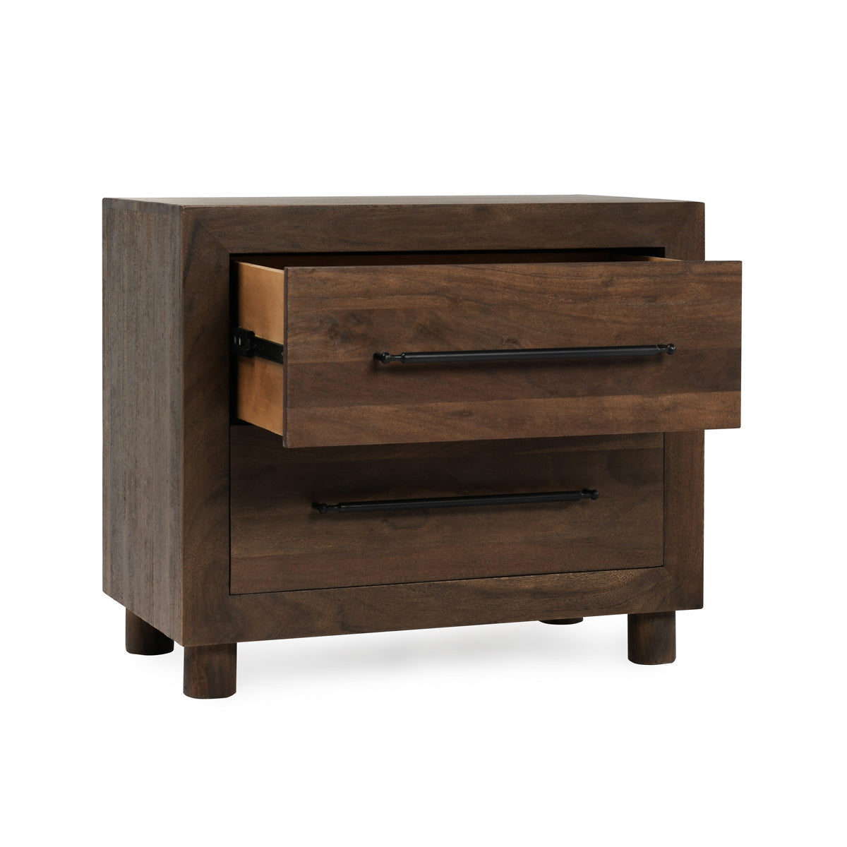 Jaxon Wood 2 Drawer Nightstand - Chapin Furniture