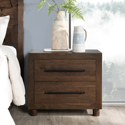 Jaxon Wood 2 Drawer Nightstand - Chapin Furniture