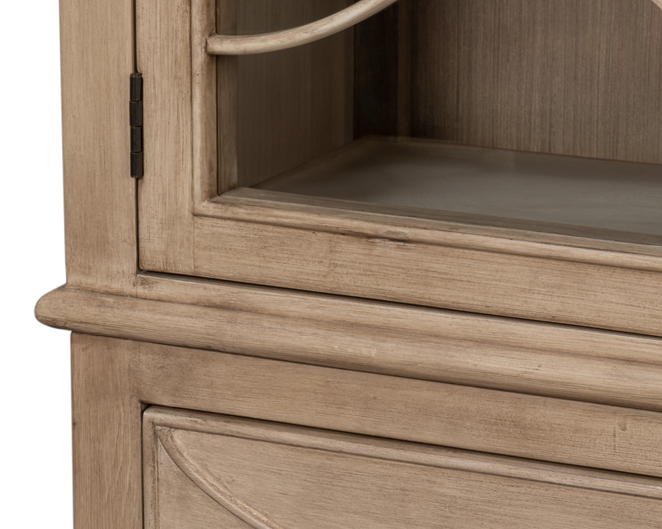 Cecile Bookcase- Beige - Chapin Furniture