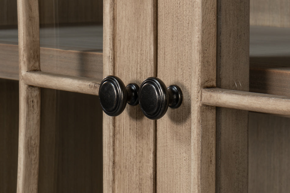 Cecile Bookcase- Beige - Chapin Furniture